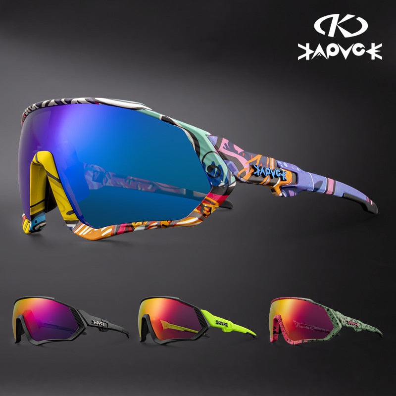 KAPVOE Polarized Sports Sunglasses