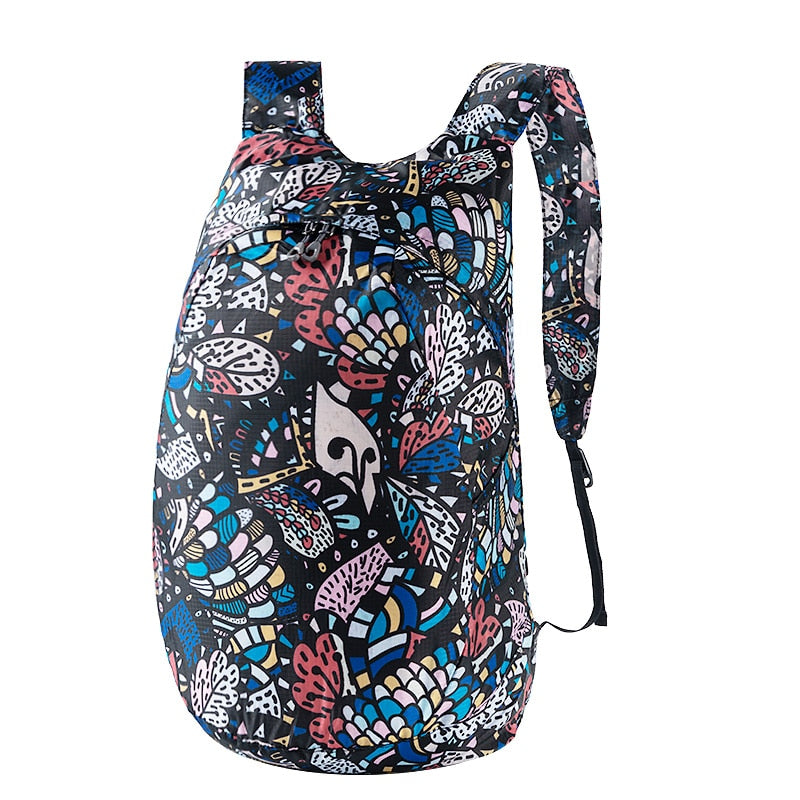 PLAYKING Outdoor Lightweight Nylon Foldable Backpack