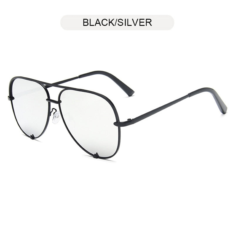 FUQIAN Classic Metal Aviation Sunglasses