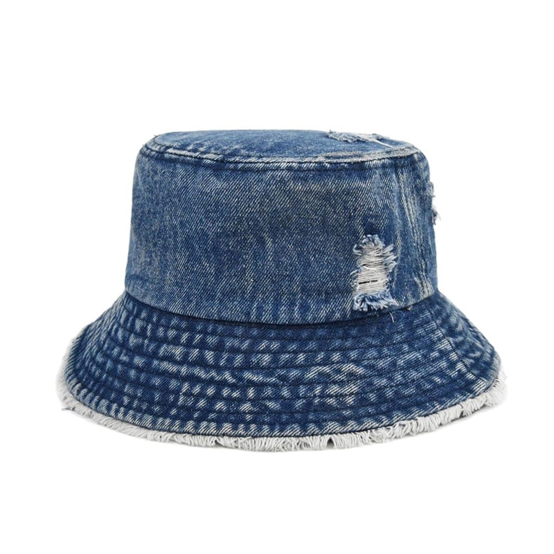 ltnshry Washed Denim Bucket Hats