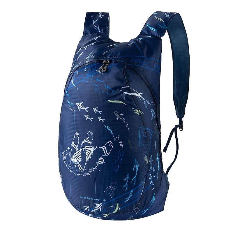 PLAYKING Outdoor Lightweight Nylon Foldable Backpack