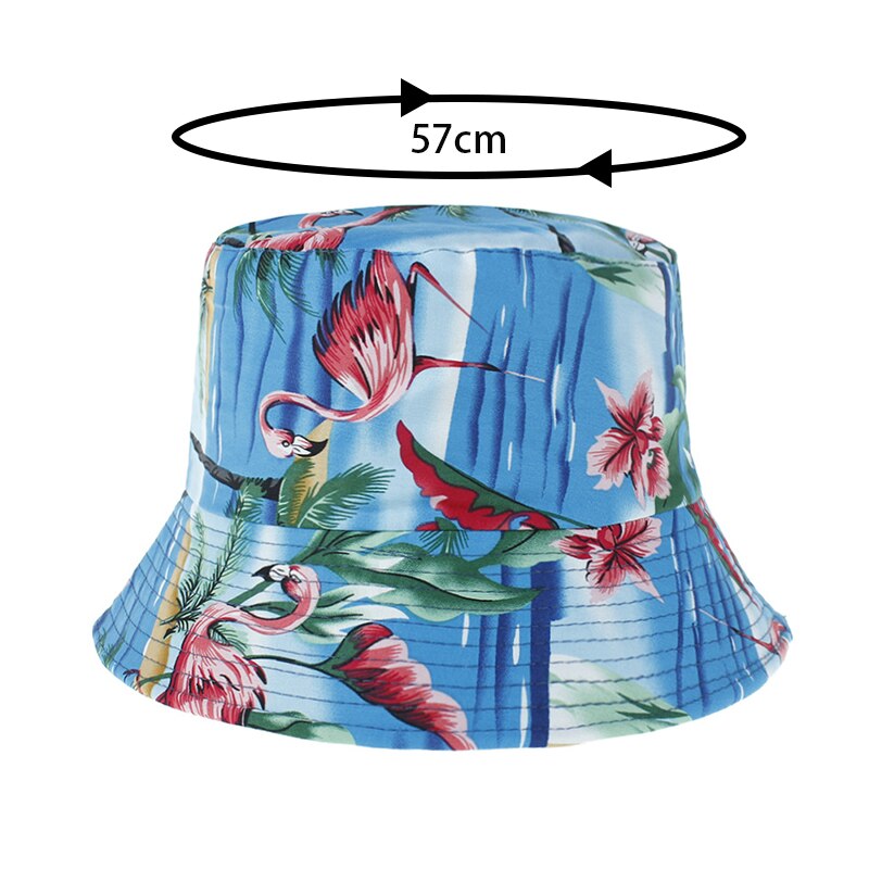 Flamingo Summer Reversible Bucket Hat (Unisex)