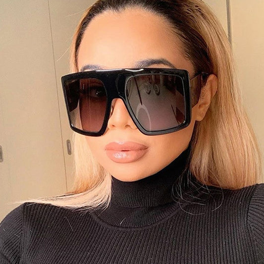 SALUTAMI Oversized Square Sunglasses