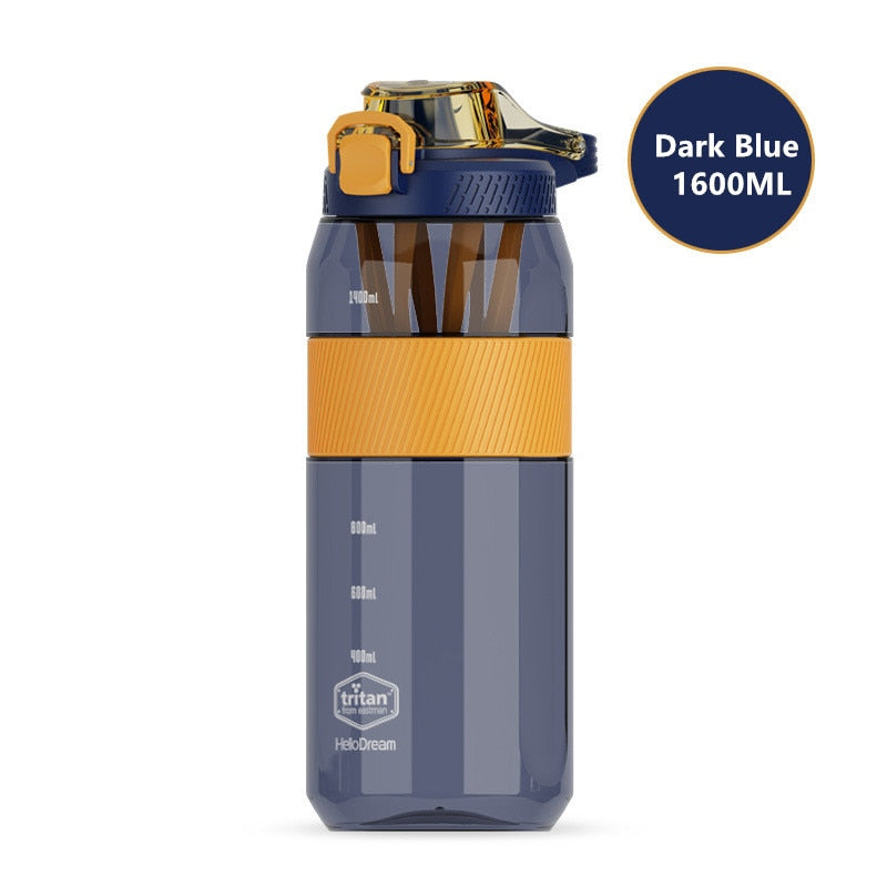 750ml-1600ml CREAWIND Tritan Material Water Bottle With Straw