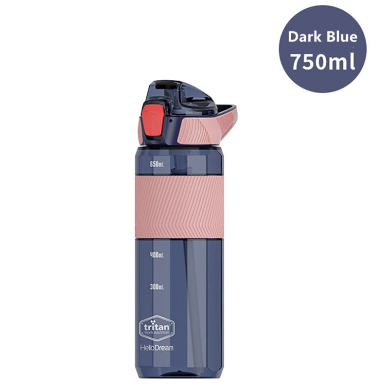 750ml-1600ml CREAWIND Tritan Material Water Bottle With Straw