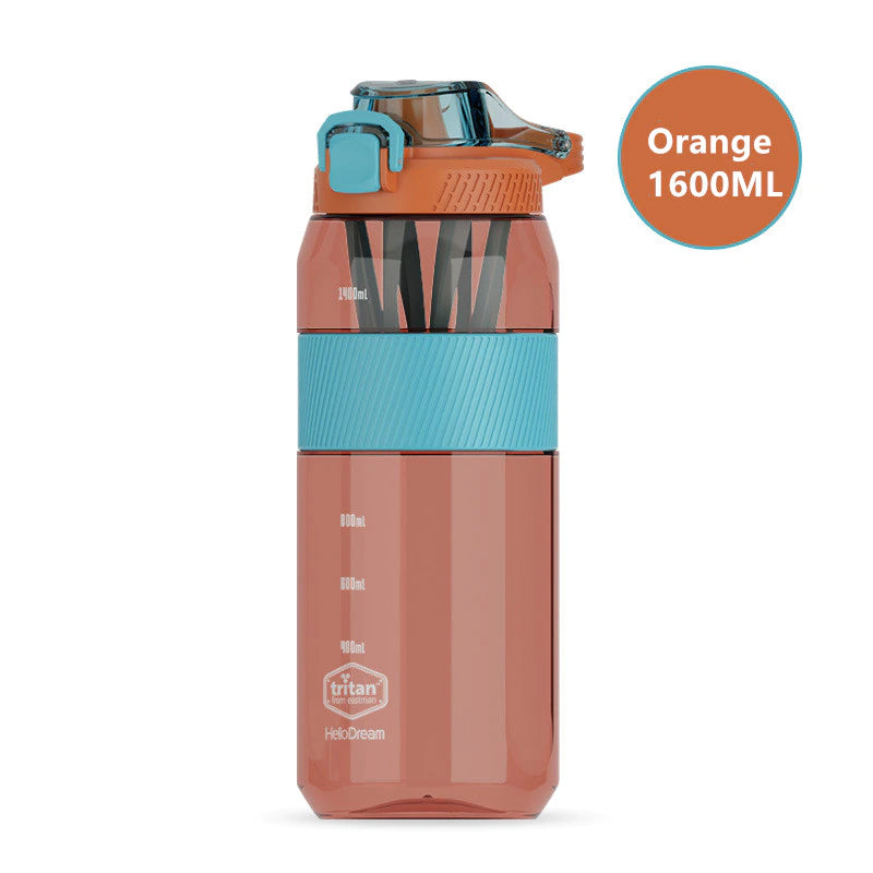750ml-1600ml CREAWIND Tritan Material Water Bottle With Straw