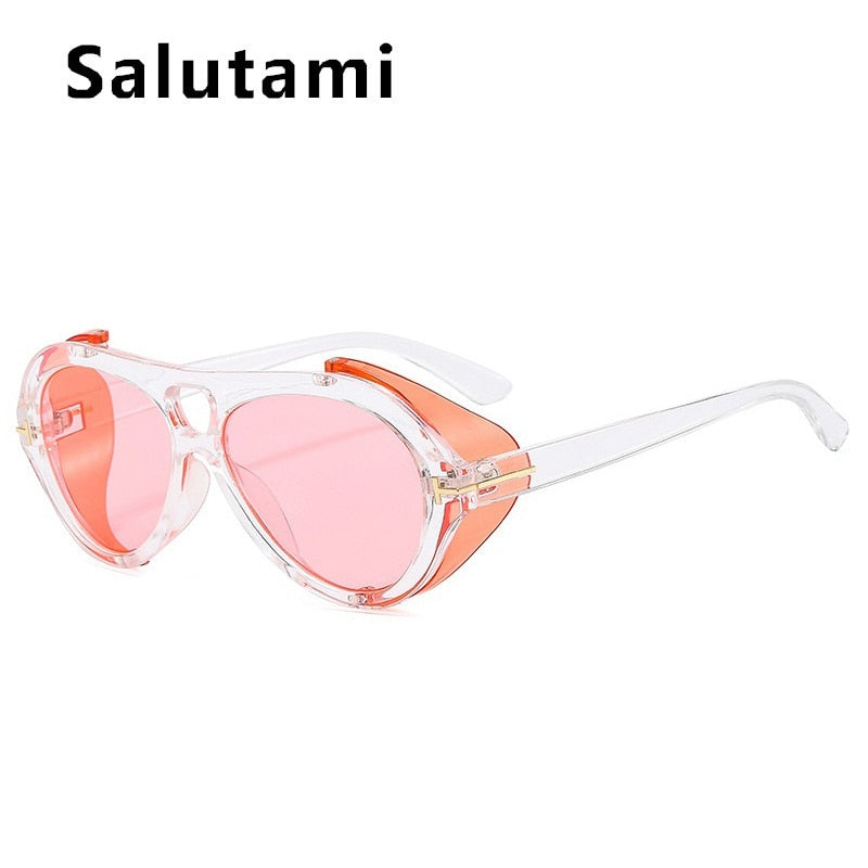 SALUTUMI Luxury Brand Punk Sunglasses