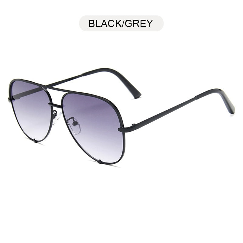 FUQIAN Classic Metal Aviation Sunglasses