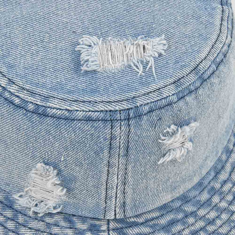 ltnshry Washed Denim Bucket Hats