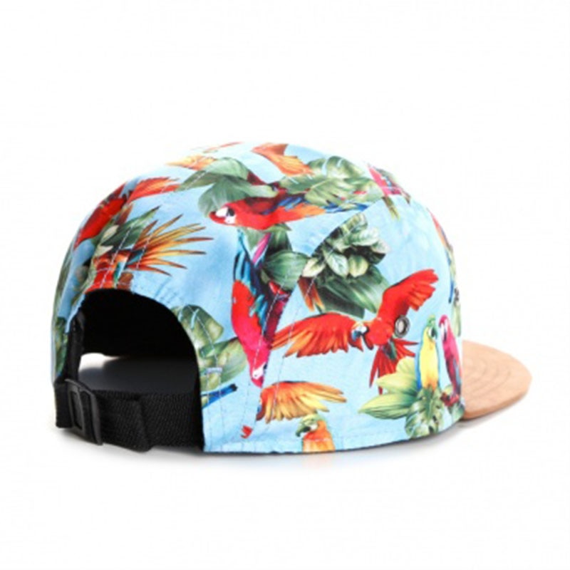 PANGKB Paradise 5 Panel Parrot Cap