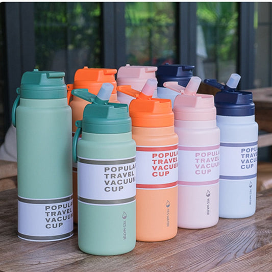 CREAWIND 650/830ml Popular Travel Vacuum Cup Water Bottle