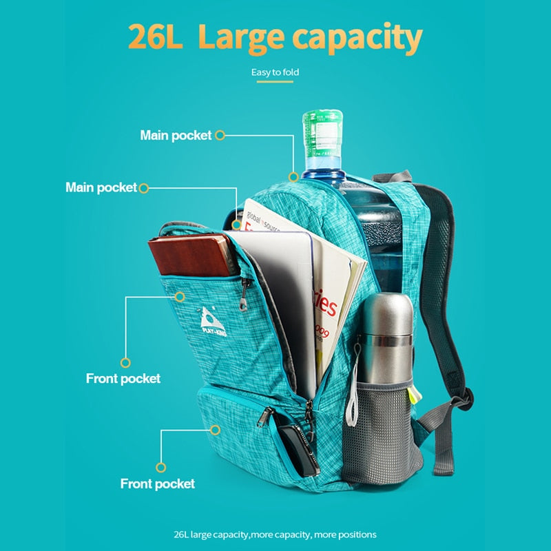 PLAYKING Foldable Outdoor Backpack