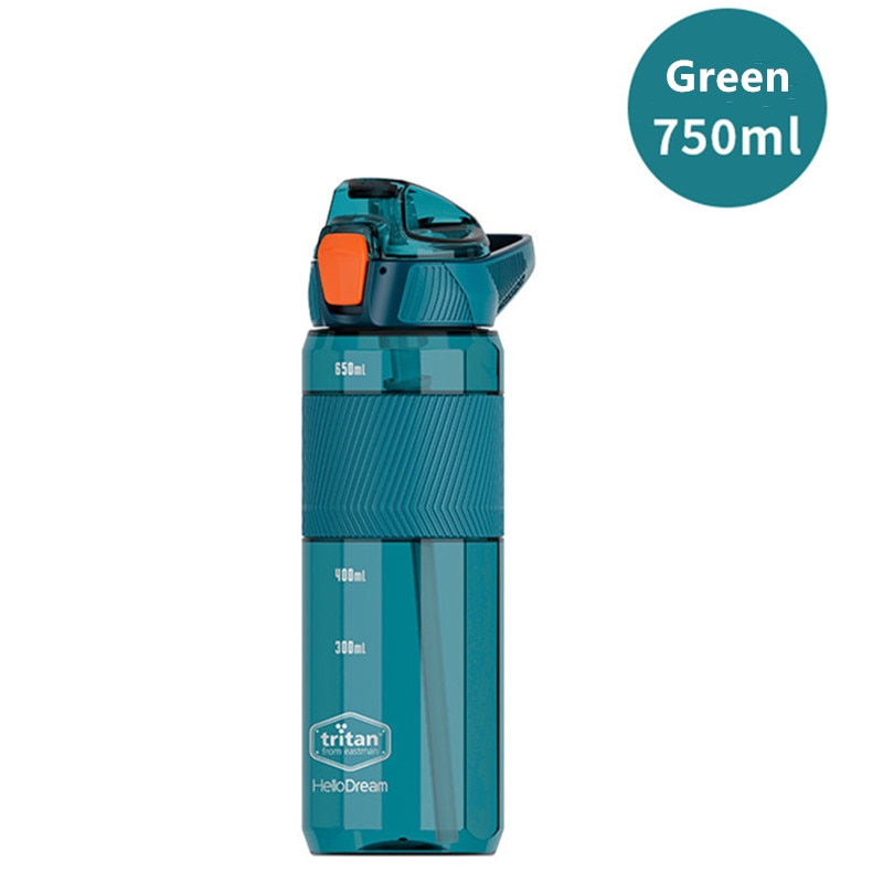 750ml-1600ml CREAWIND Tritan Material Water Bottle With Straw