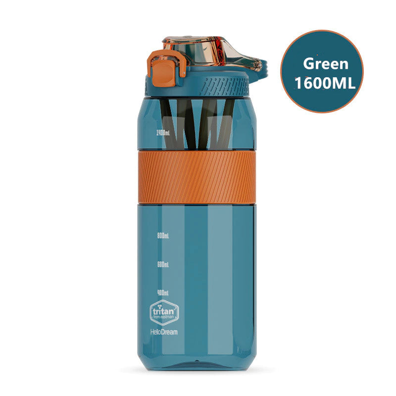 750ml-1600ml CREAWIND Tritan Material Water Bottle With Straw