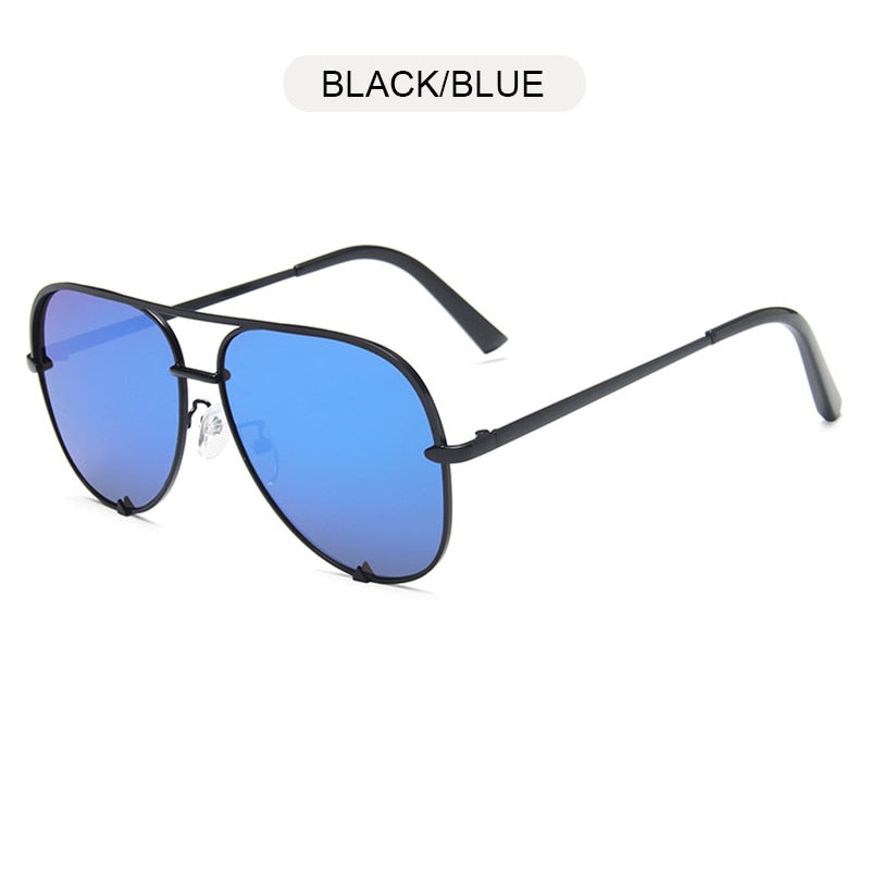 FUQIAN Classic Metal Aviation Sunglasses