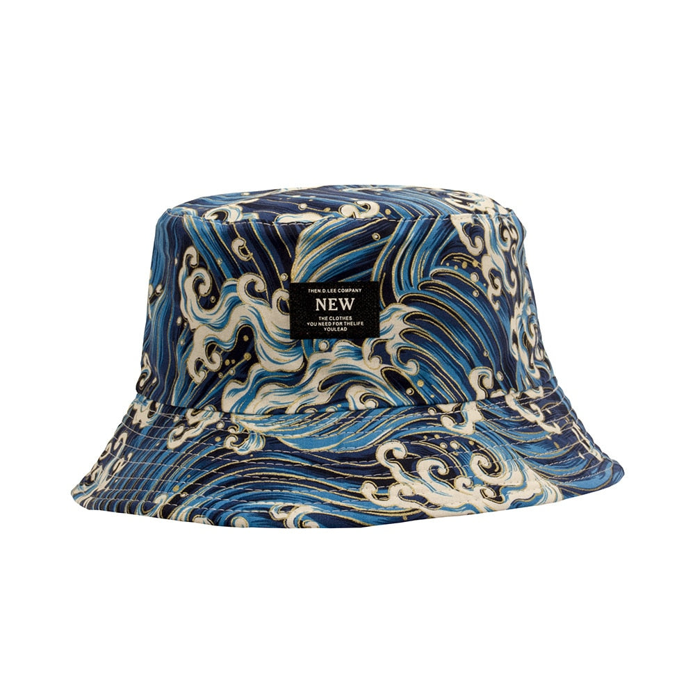 Retro Wave Japan Anime Bucket Hat