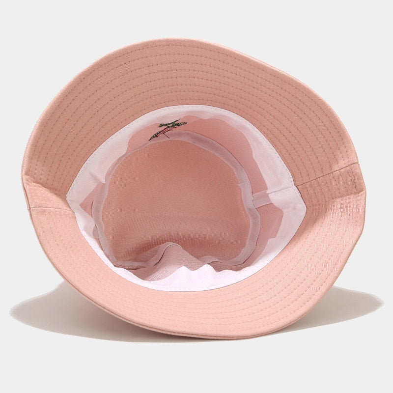 Unisex Cotton Rose Bucket Hat