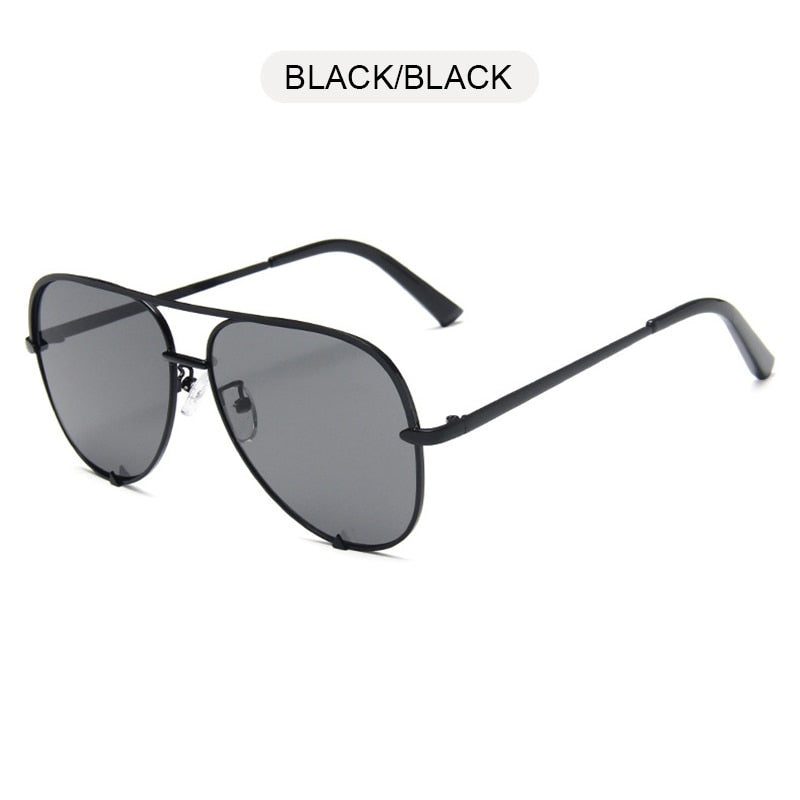 FUQIAN Classic Metal Aviation Sunglasses
