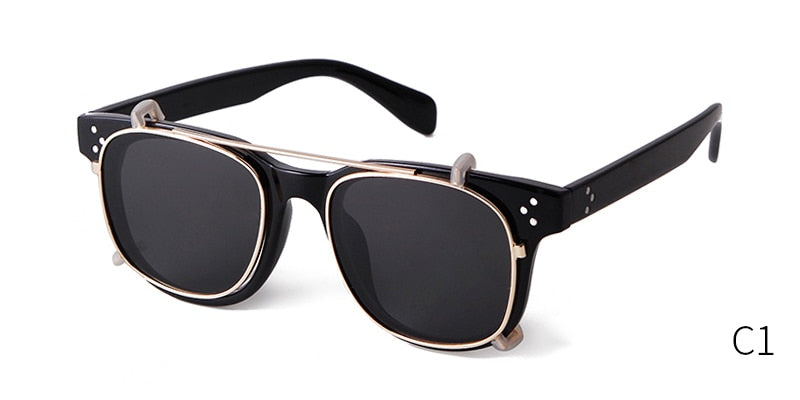 Story Vintage Steampunk Clip On Sunglasses