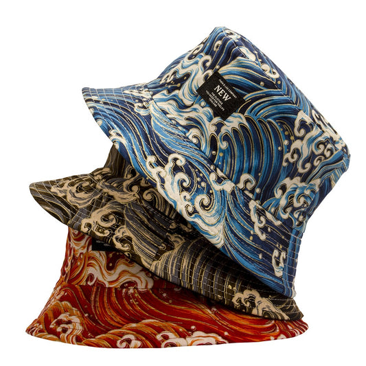 Retro Wave Japan Anime Bucket Hat