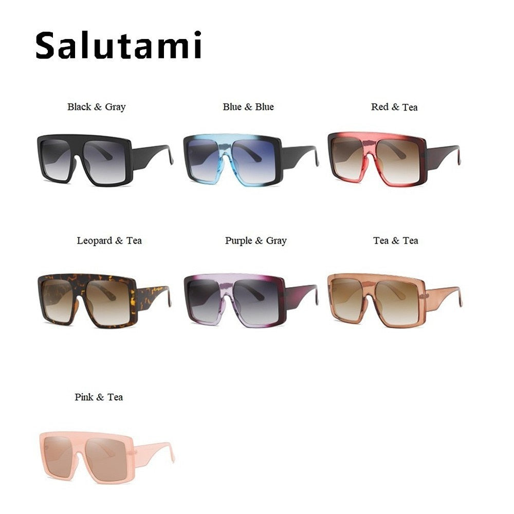SALUTAMI Oversized Square Sunglasses