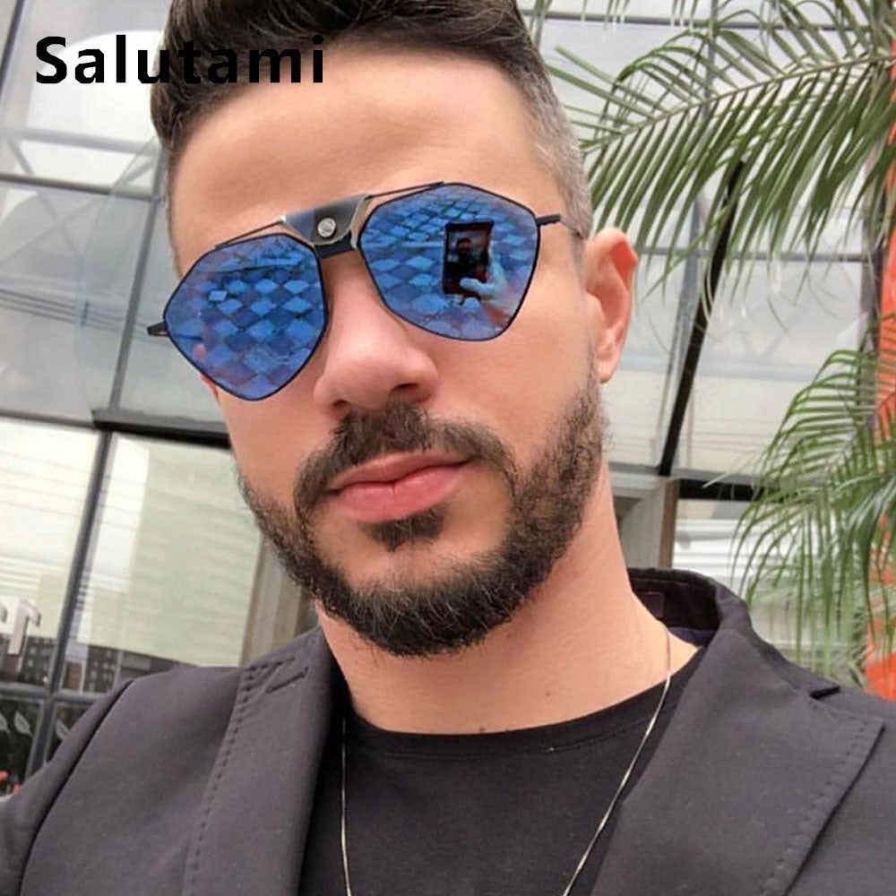 SALUTAMI Polarized Polygon Men Sunglasses