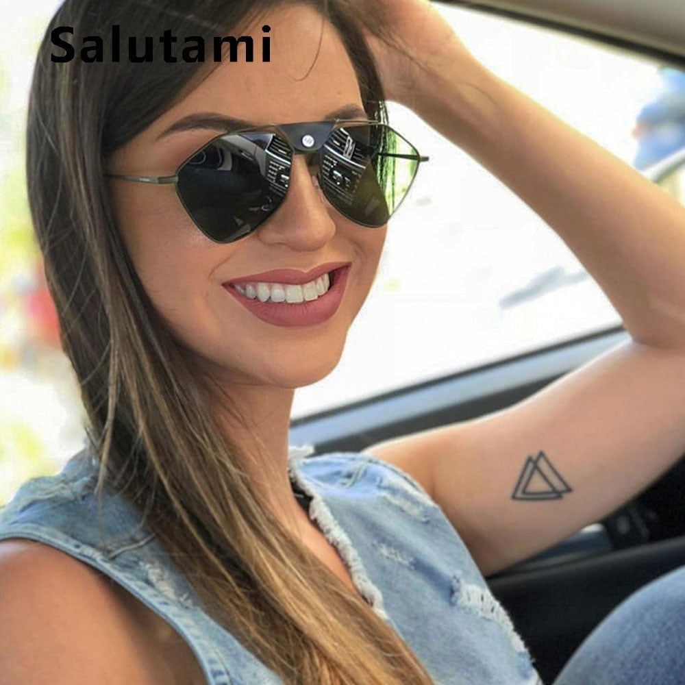 SALUTAMI Polarized Polygon Men Sunglasses