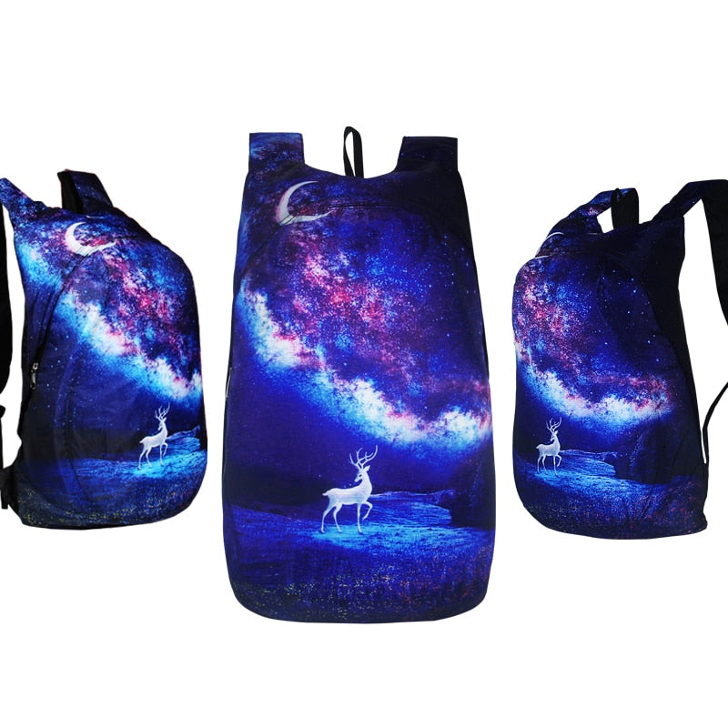PLAYKING Outdoor Lightweight Nylon Foldable Backpack