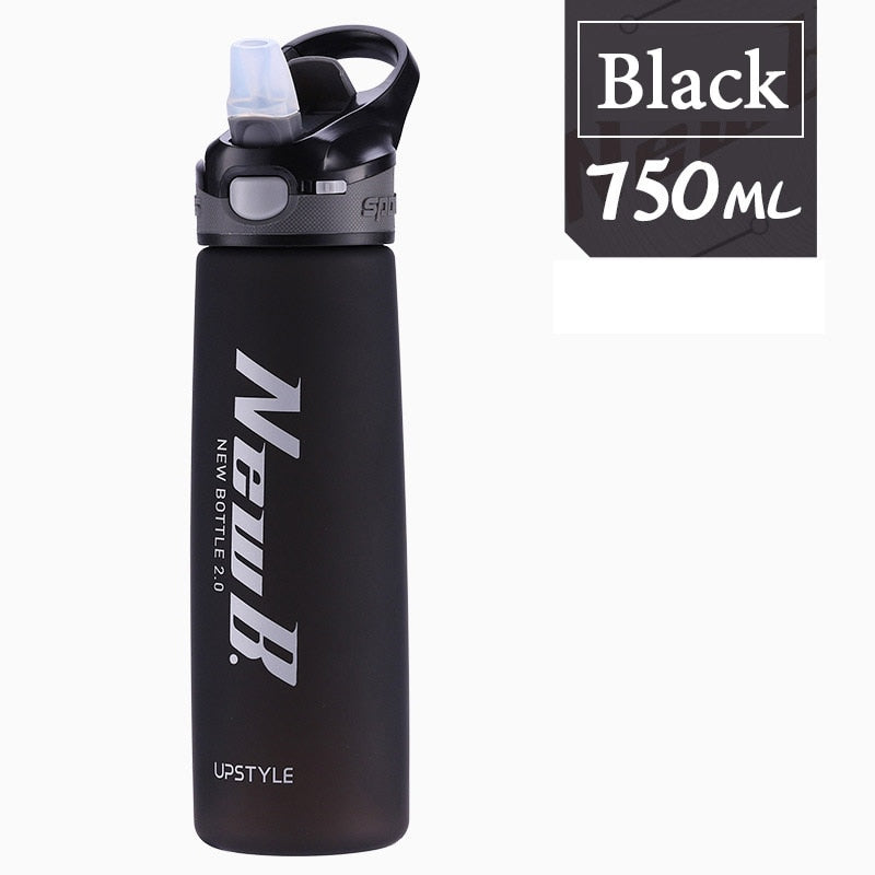 750/600ML New B. Upstyle Sport Water Bottle With Straw