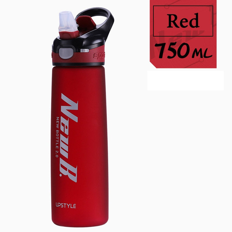 750/600ML New B. Upstyle Sport Water Bottle With Straw