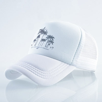 Mesh Palm Trees Snapback