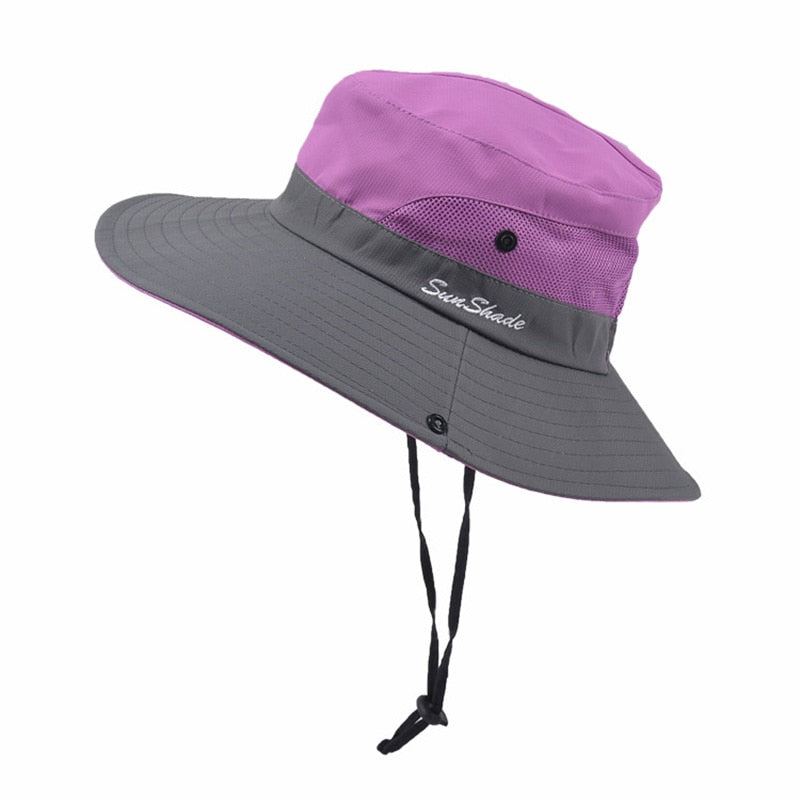 Summer Foldable Sun Fisherman Bucket Hat
