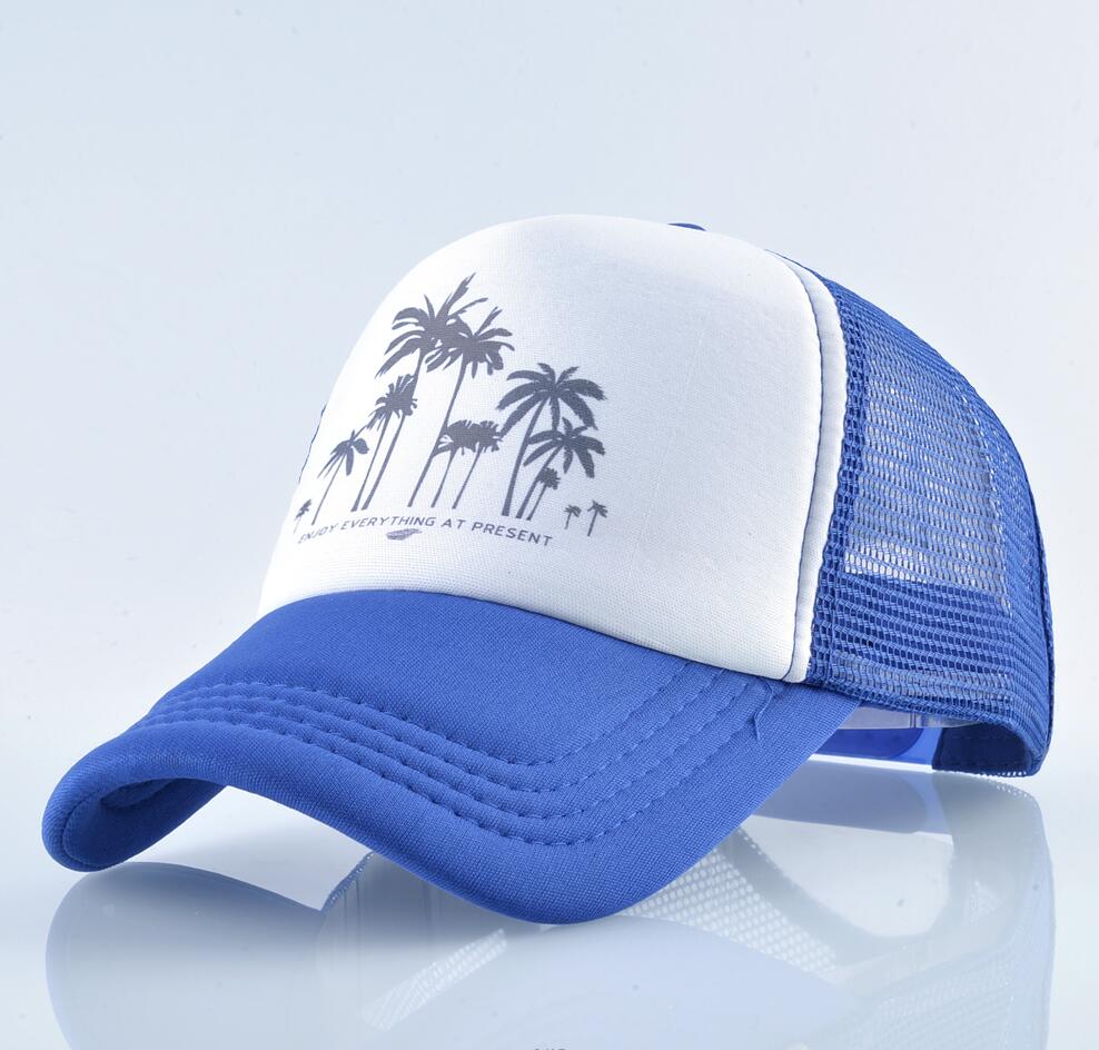 Mesh Palm Trees Snapback