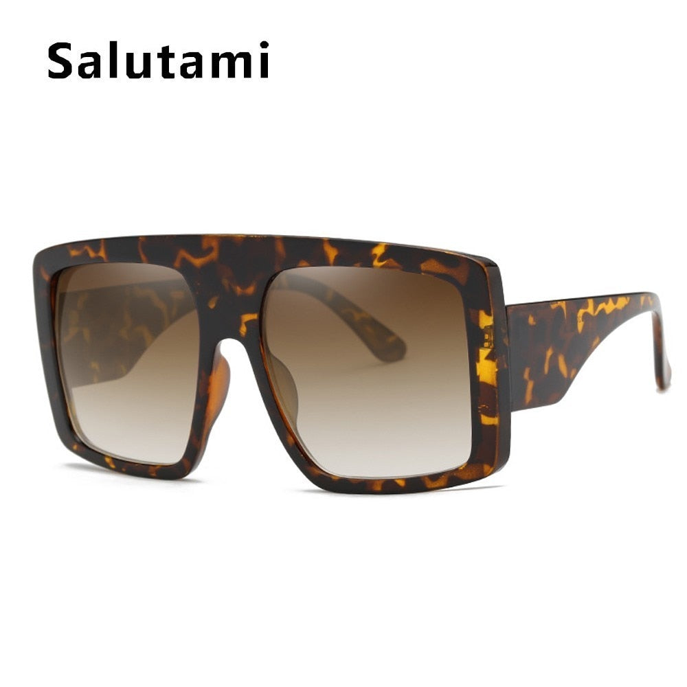 SALUTAMI Oversized Square Sunglasses