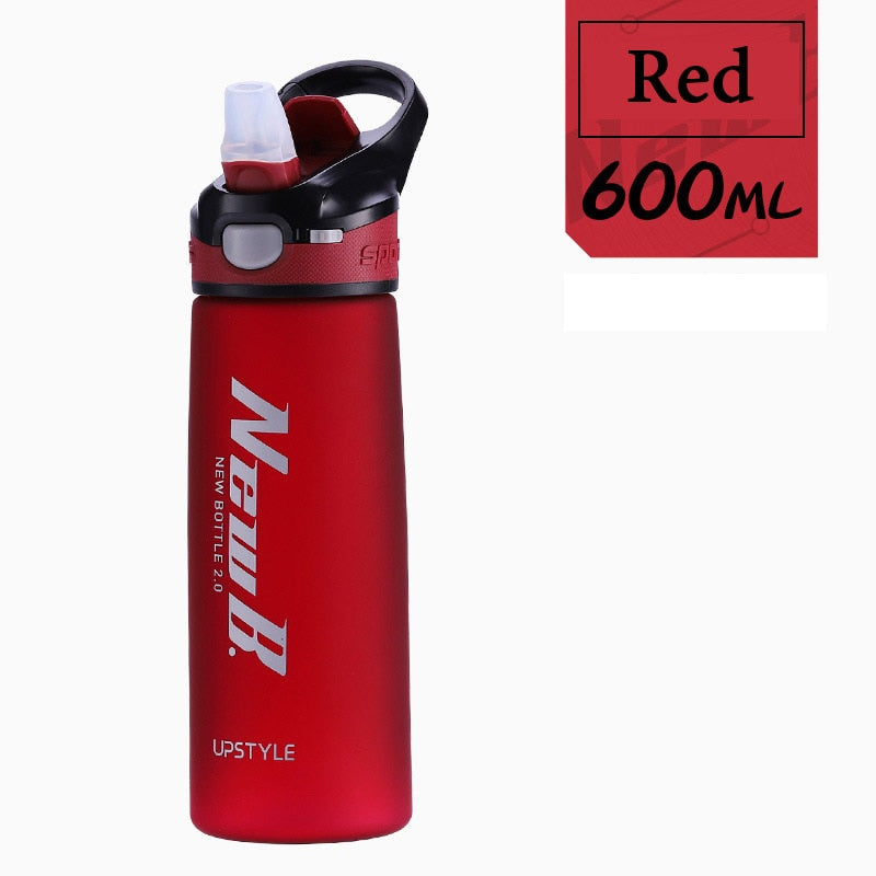 750/600ML New B. Upstyle Sport Water Bottle With Straw