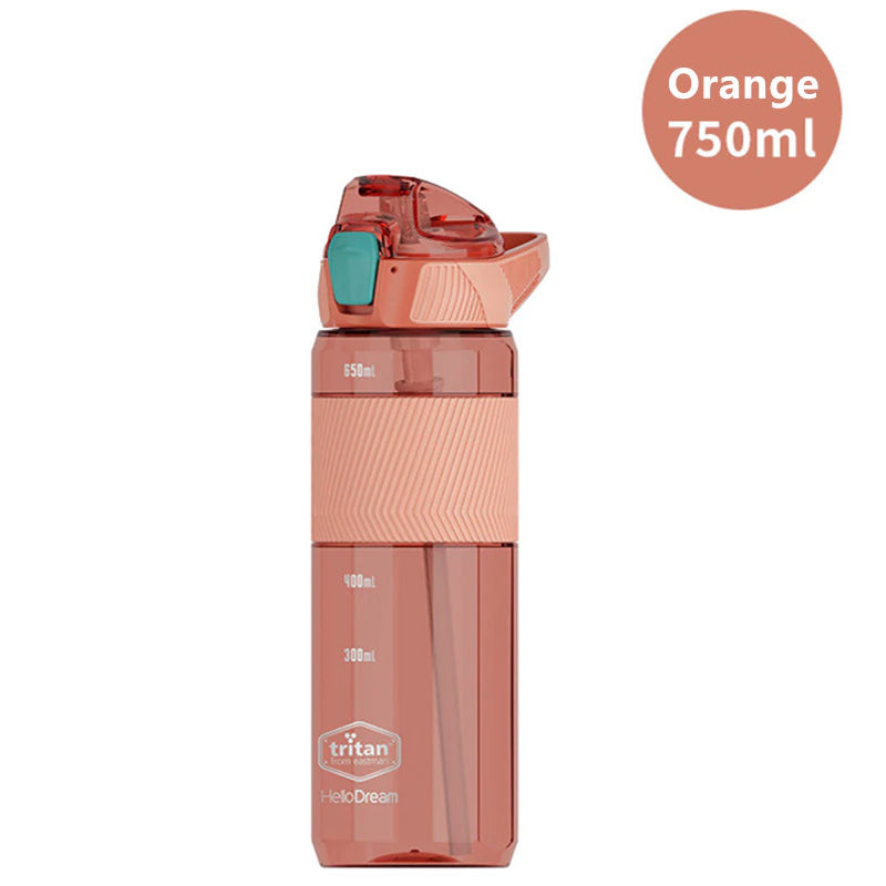 750ml-1600ml CREAWIND Tritan Material Water Bottle With Straw