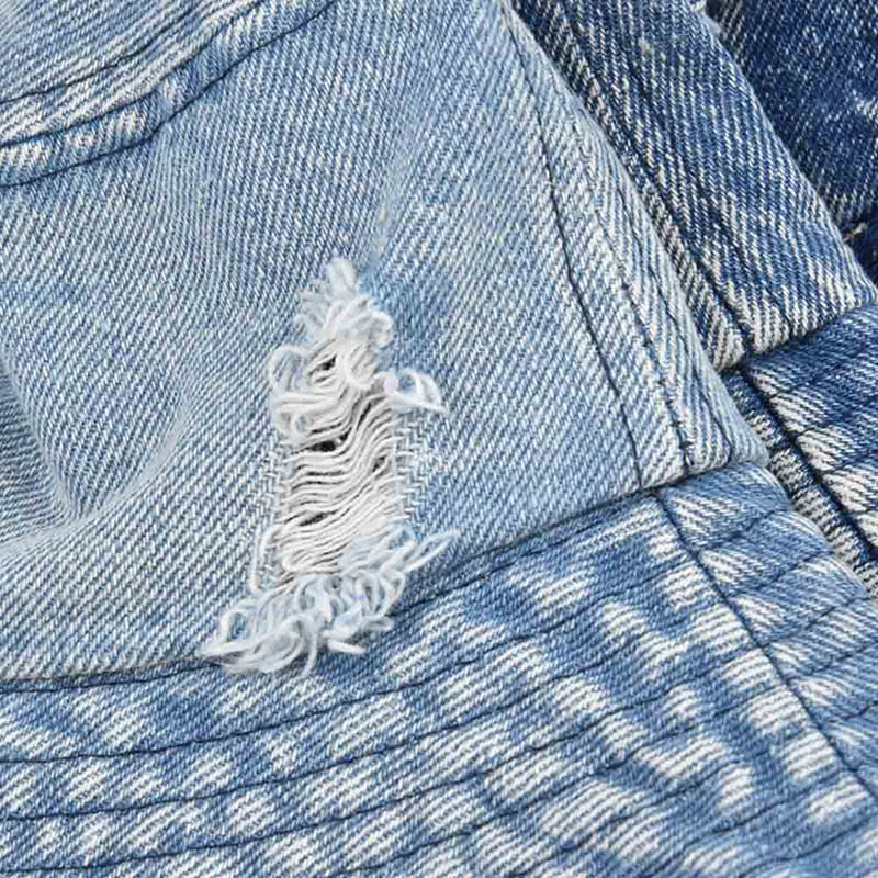 ltnshry Washed Denim Bucket Hats