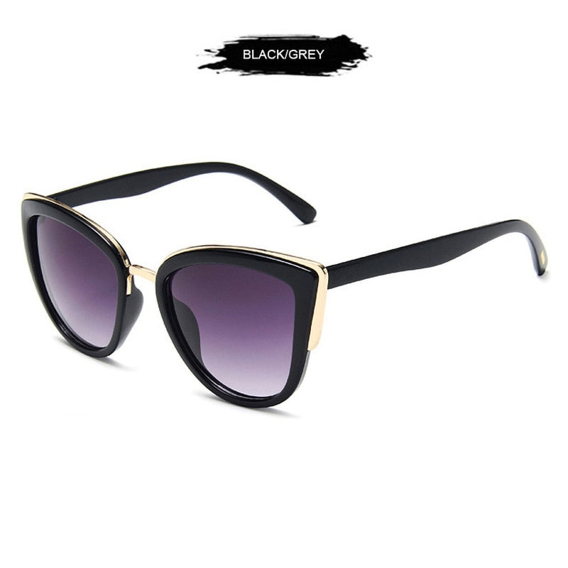 FUQIAN Classic Cateye Women Sunglasses