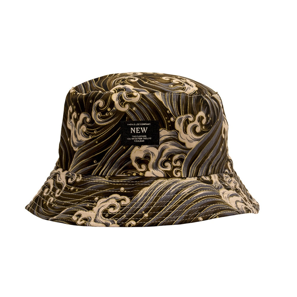 Retro Wave Japan Anime Bucket Hat
