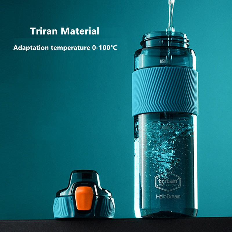750ml-1600ml CREAWIND Tritan Material Water Bottle With Straw