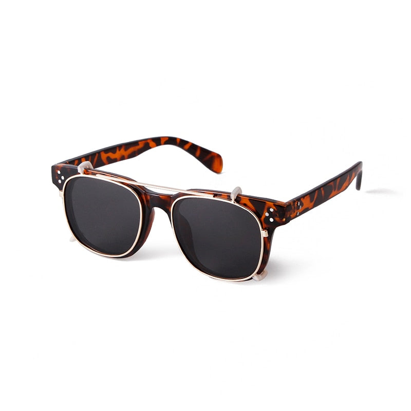 Story Vintage Steampunk Clip On Sunglasses
