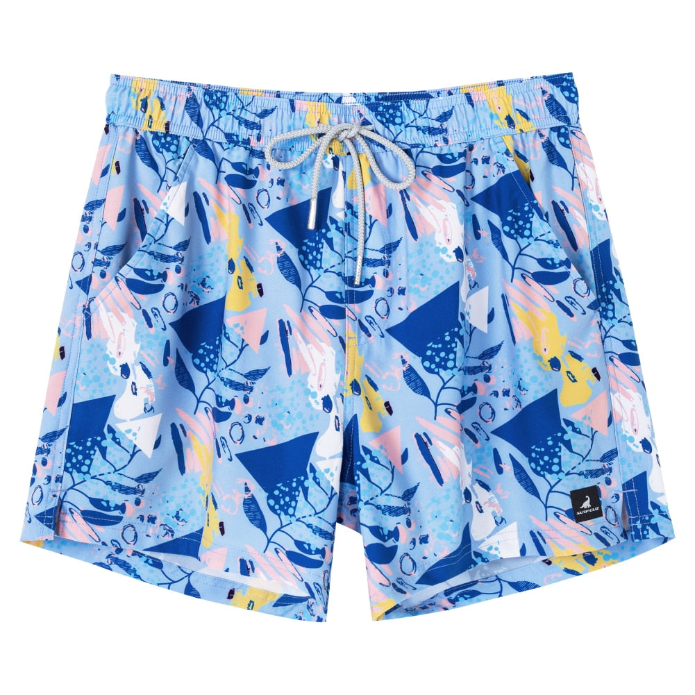 SURFCUZ Mens Swimming Trunks with Compression Liner