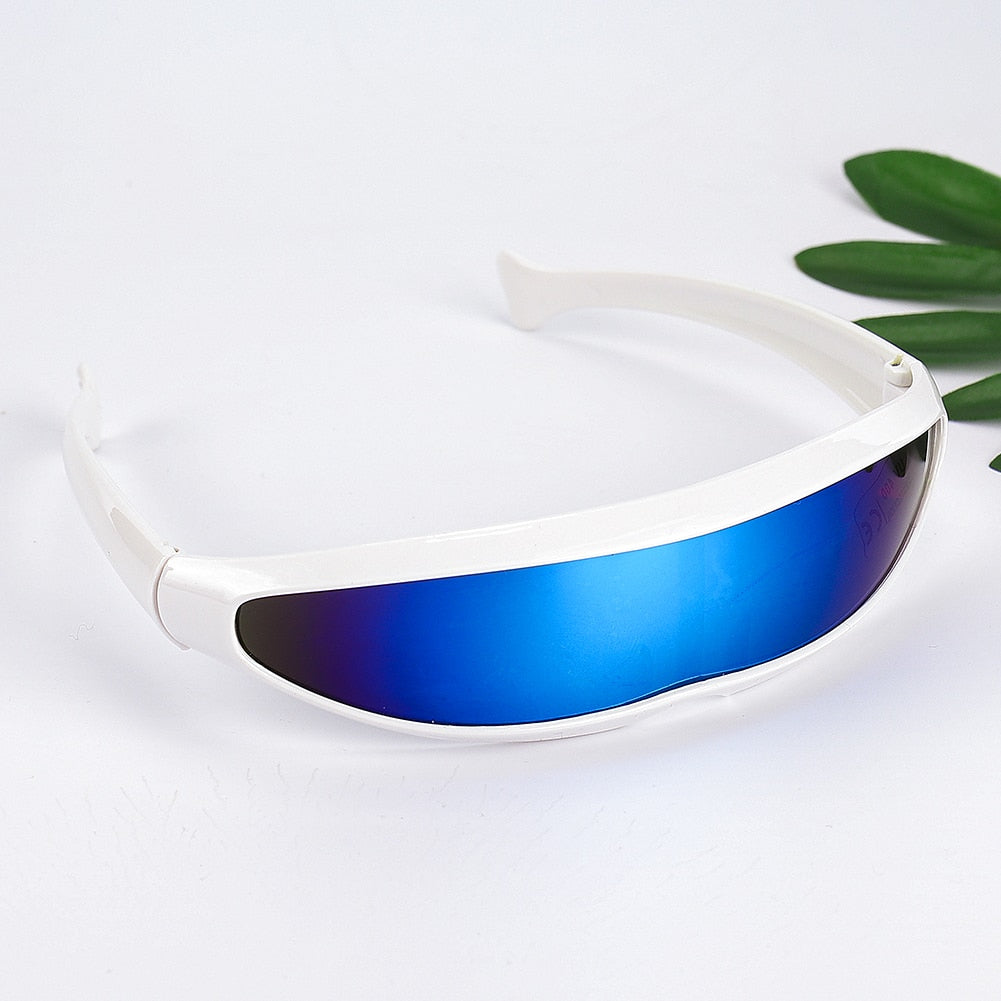 HITTIME Futuristic Narrow Visor Sunglasses