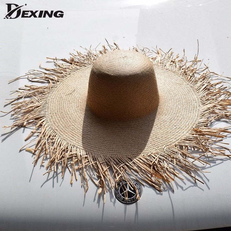 DEXING Wide Brim Straw Hats