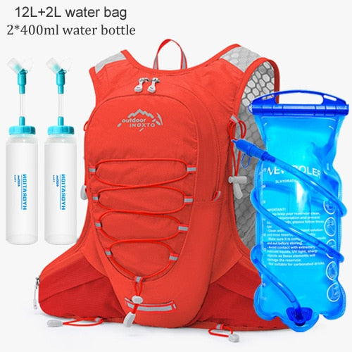 NEWBOLER Running Backpack With 2L/2.8L Water Bag