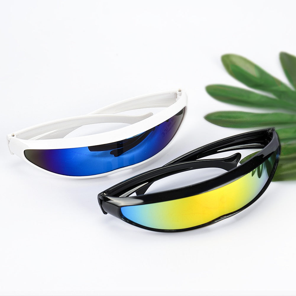 HITTIME Futuristic Narrow Visor Sunglasses