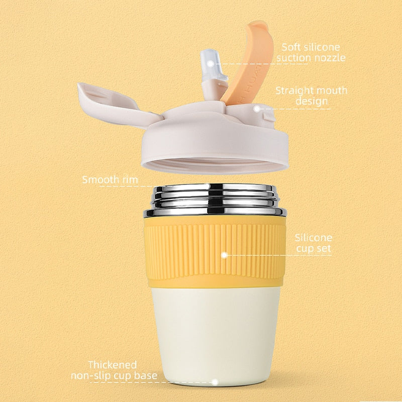 480m Thermal Mug with Straw