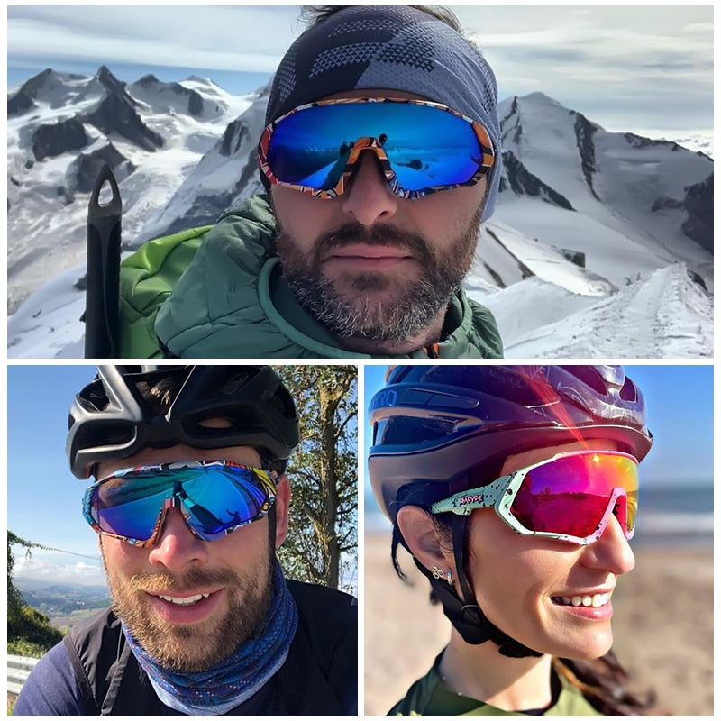 KAPVOE Polarized Sports Sunglasses