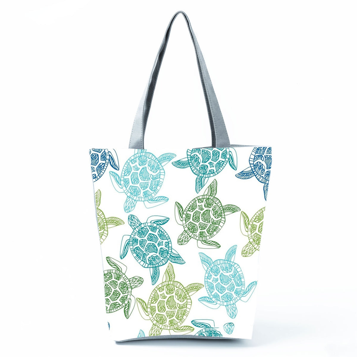 Ocean Shell Print Tote Bag
