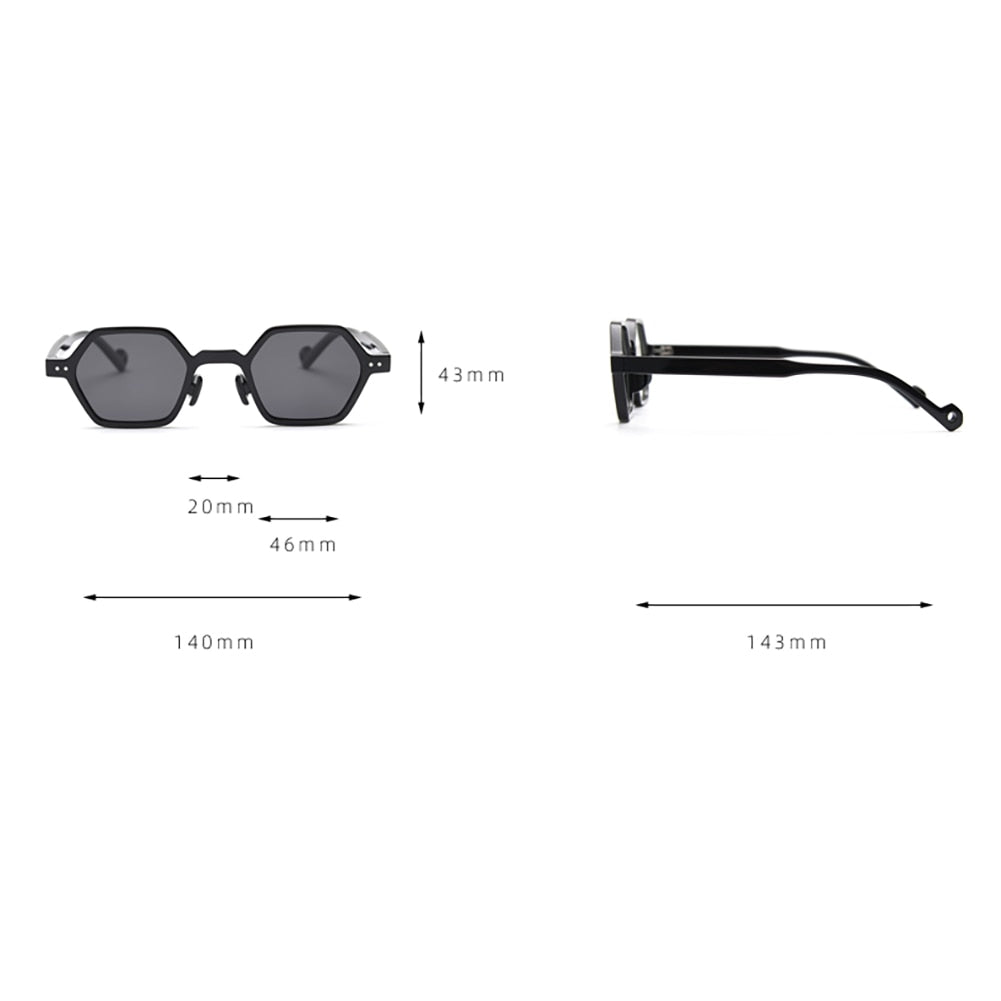 Peekaboo Retro Style Polarized Sunglasses